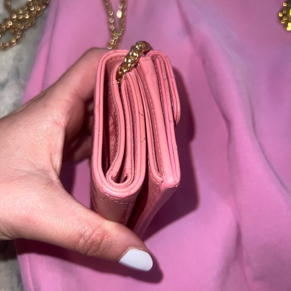 💯 Authentic Chanel 2019 blush pink wallet - Picture 9 of 15